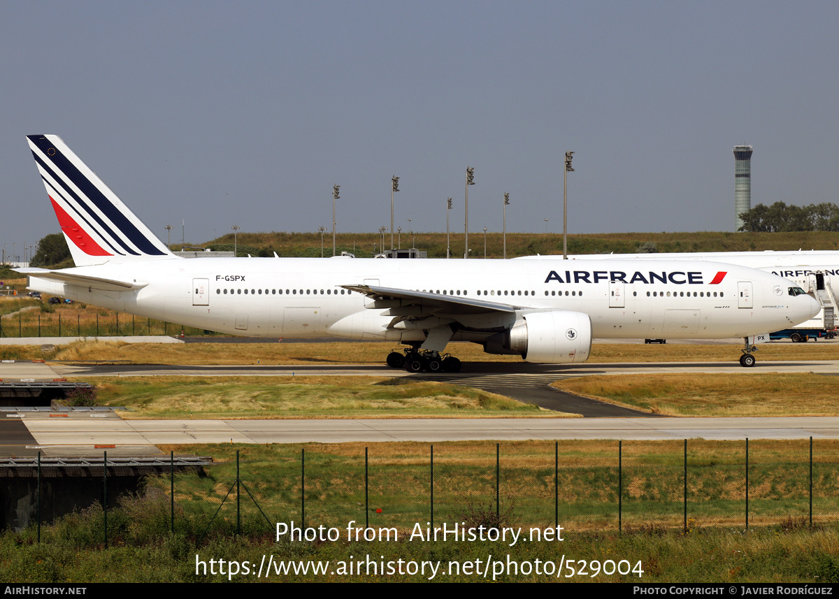 Aircraft Photo of F-GSPX | Boeing 777-228/ER | Air France | AirHistory.net #529004