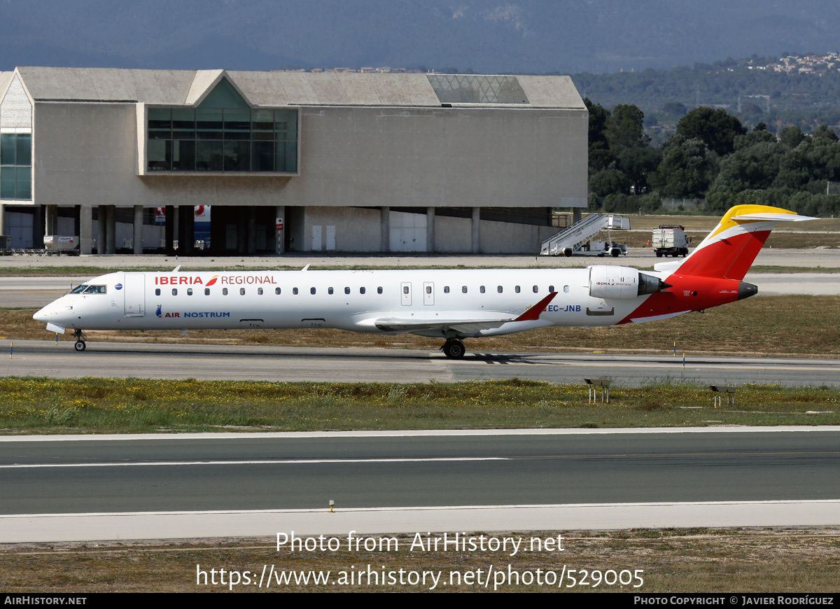 Aircraft Photo of EC-JNB | Bombardier CRJ-900 (CL-600-2D24) | Iberia Regional | AirHistory.net #529005