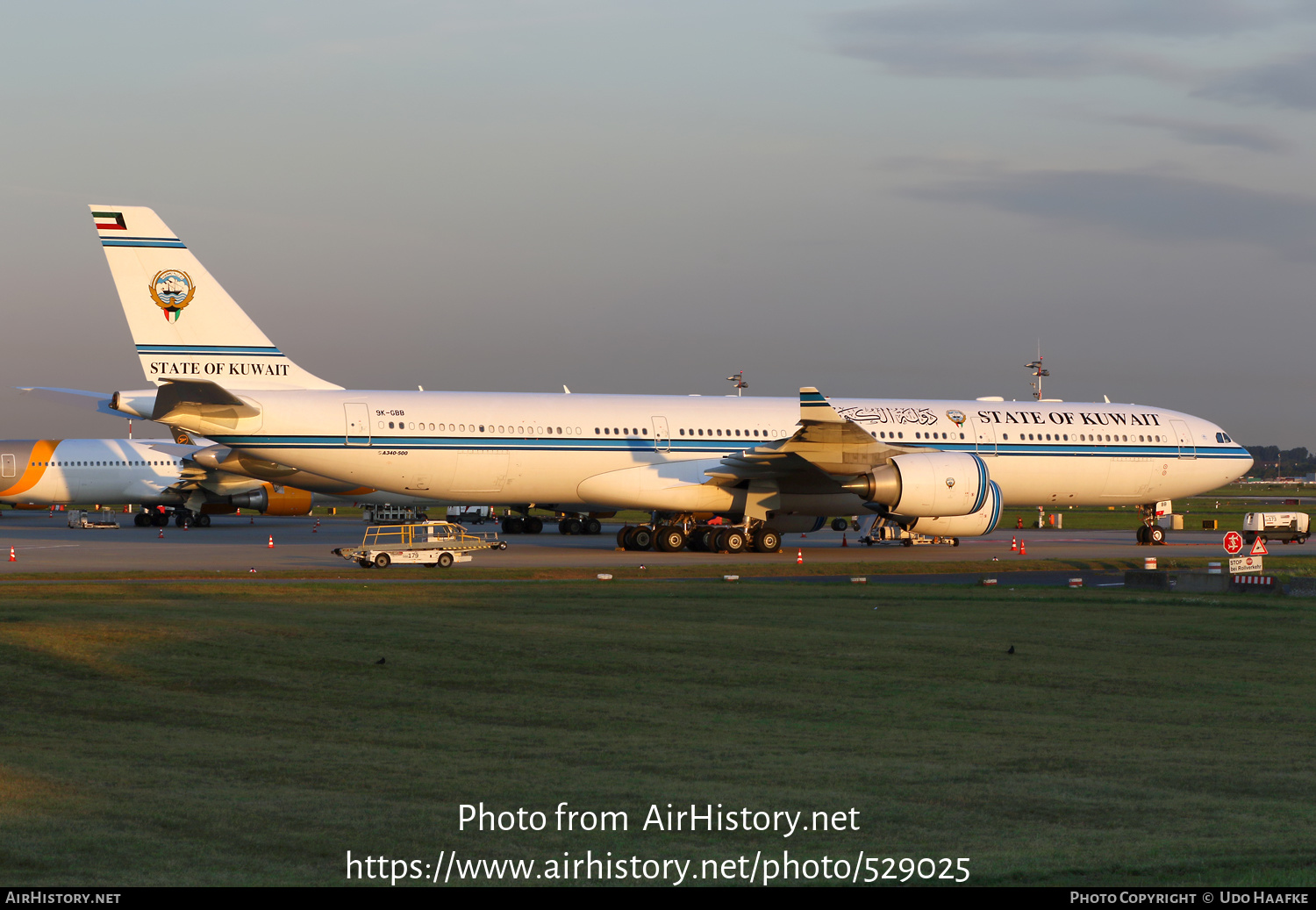 Aircraft Photo of 9K-GBB | Airbus A340-541 | State of Kuwait | AirHistory.net #529025