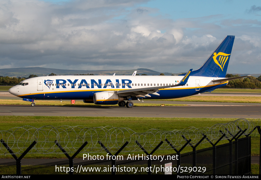 Aircraft Photo of EI-EKJ | Boeing 737-8AS | Ryanair | AirHistory.net #529029