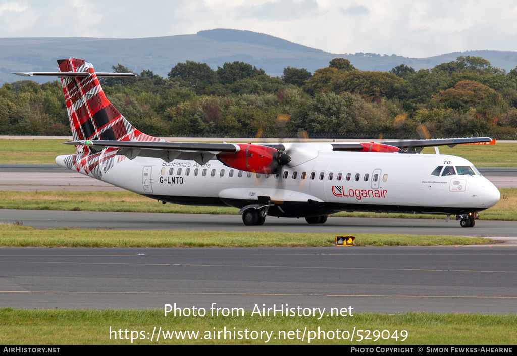 Aircraft Photo of G-LMTD | ATR ATR-72-600 (ATR-72-212A) | Loganair | AirHistory.net #529049