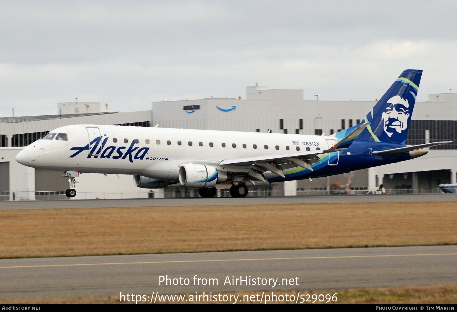 Aircraft Photo of N631QX | Embraer 175LR (ERJ-170-200LR) | Alaska Airlines | AirHistory.net #529096