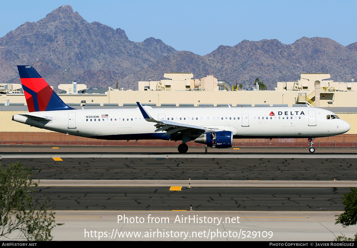 Aircraft Photo of N380DN | Airbus A321-211 | Delta Air Lines | AirHistory.net #529109