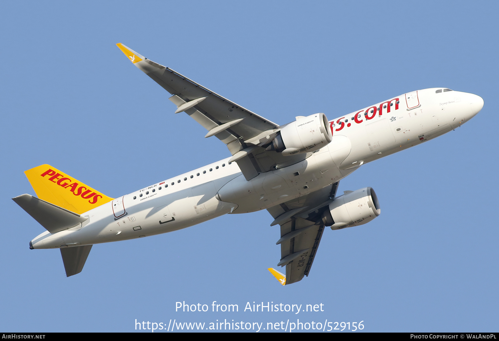 Aircraft Photo of TC-NCR | Airbus A320-251N | Pegasus Airlines | AirHistory.net #529156