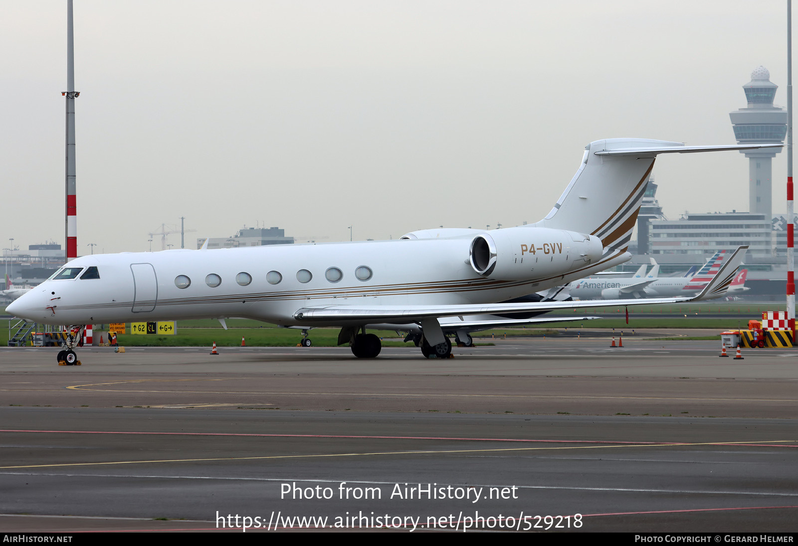 Aircraft Photo of P4-GVV | Gulfstream Aerospace G-V-SP Gulfstream G550 | AirHistory.net #529218