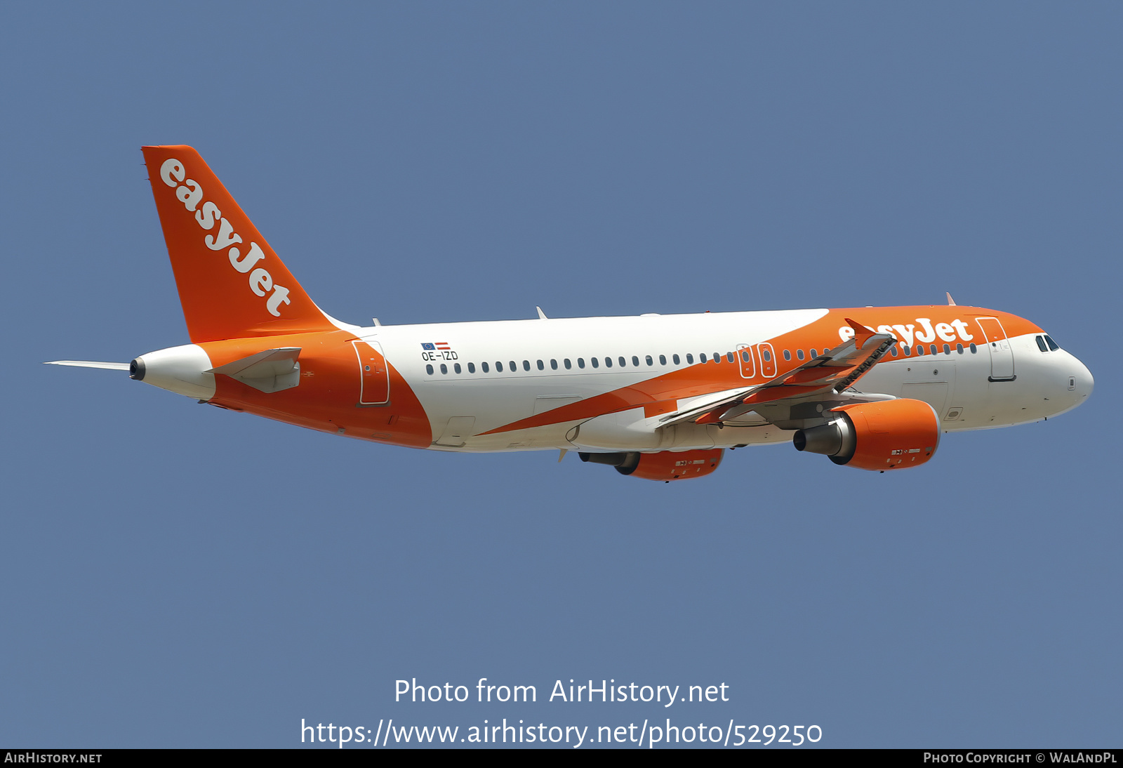 Aircraft Photo of OE-IZD | Airbus A320-214 | EasyJet | AirHistory.net #529250