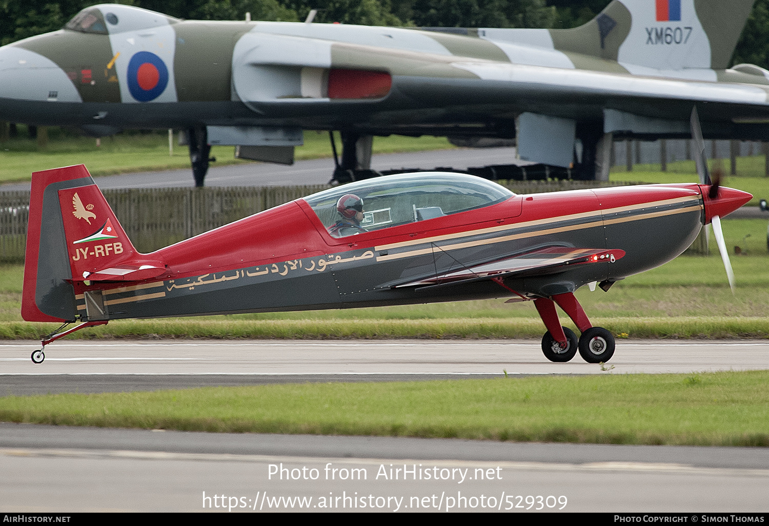 Aircraft Photo of JY-RFB | Extra EA-300L | Royal Jordanian Falcons | AirHistory.net #529309