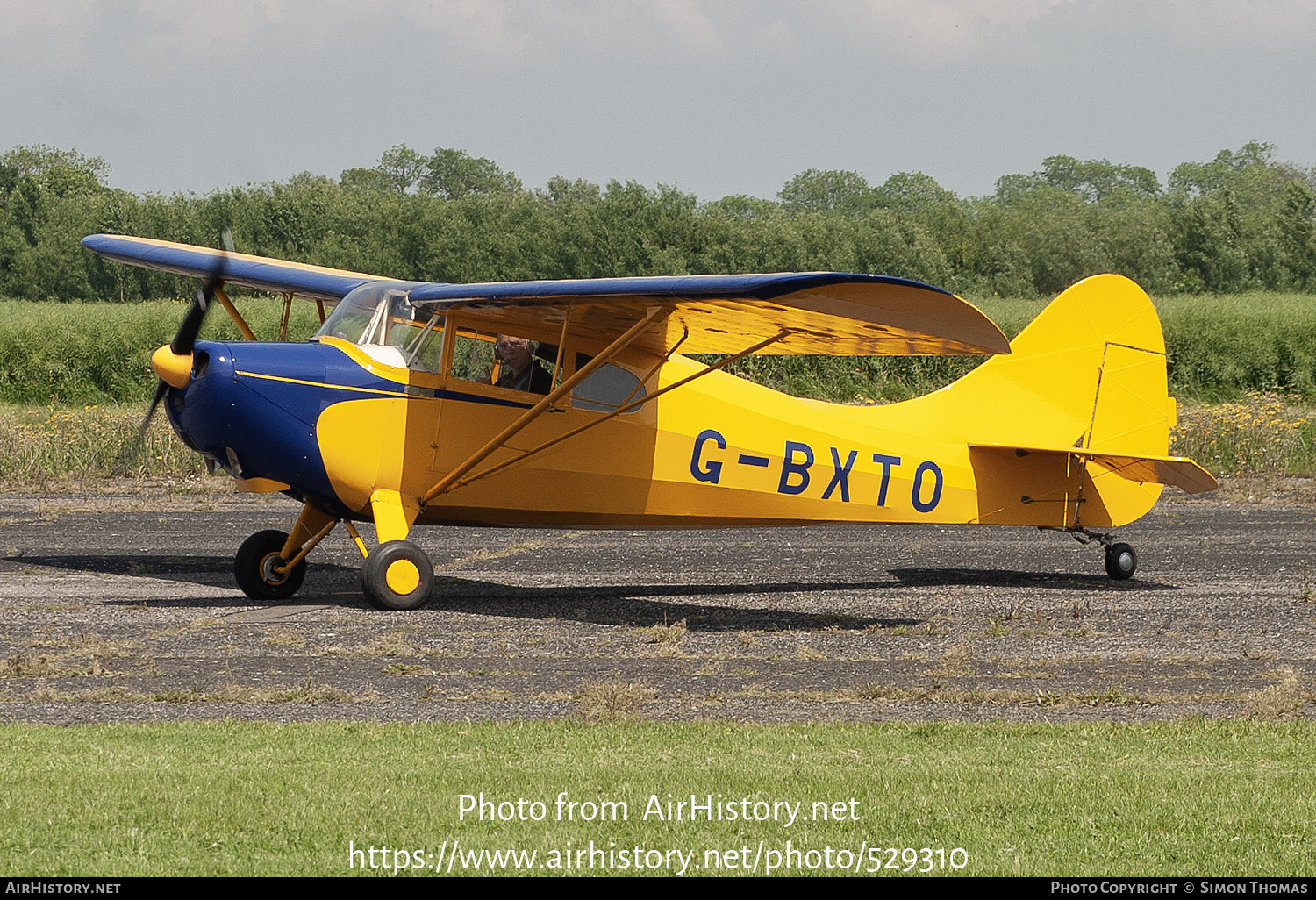 Aircraft Photo of G-BXTO | Hindustan HUL-26 Pushpak | AirHistory.net #529310