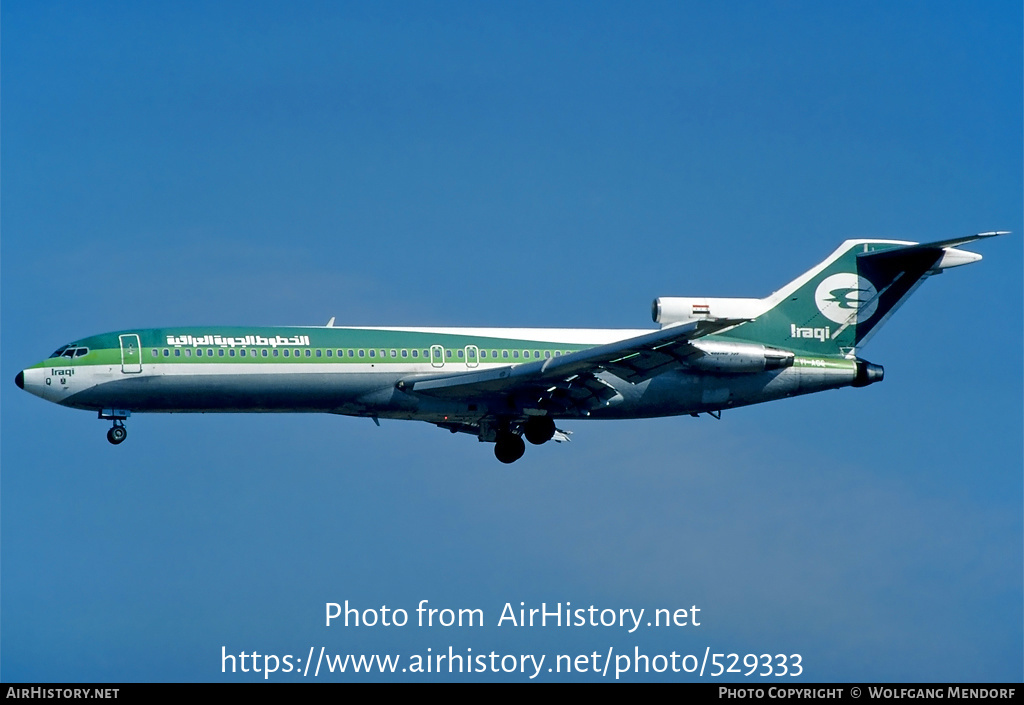 Aircraft Photo of YI-AGQ | Boeing 727-270/Adv | Iraqi Airways | AirHistory.net #529333