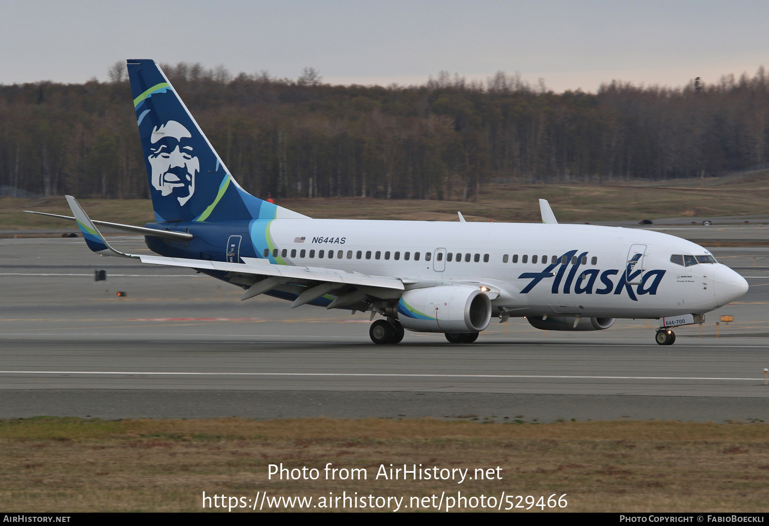 Aircraft Photo of N644AS | Boeing 737-790 | Alaska Airlines ...