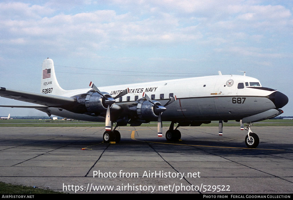 Aircraft Photo of 152687 | Douglas C-118A Liftmaster | USA - Navy | AirHistory.net #529522