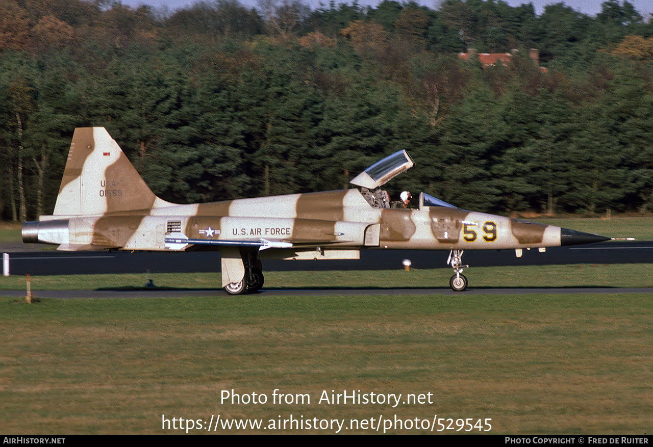 Aircraft Photo of 74-1559 / 01559 | Northrop F-5E Tiger II | USA - Air Force | AirHistory.net #529545