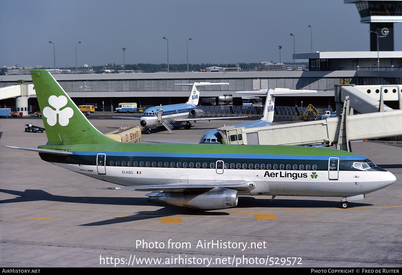 Aircraft Photo of EI-ASG | Boeing 737-248 | Aer Lingus | AirHistory.net #529572