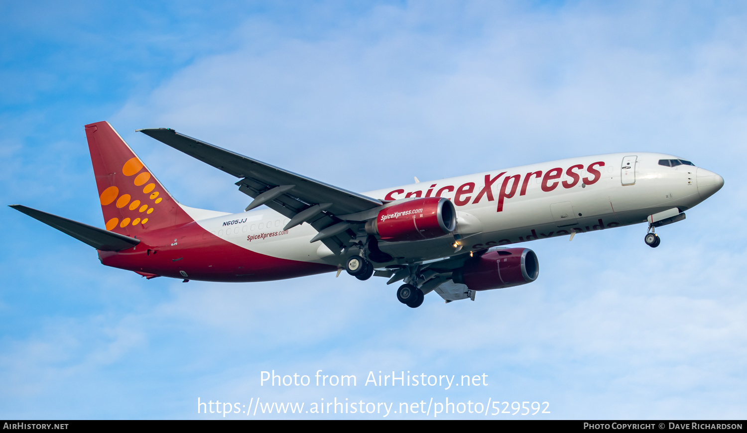 Aircraft Photo of N605JJ | Boeing 737-800 | SpiceXpress | AirHistory.net #529592