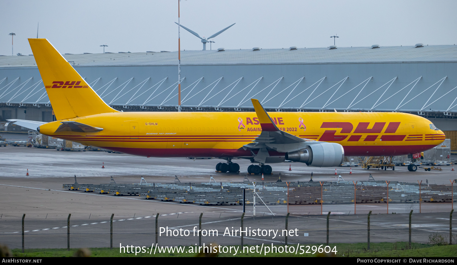 Aircraft Photo of G-DHLM | Boeing 767-324/ER(BCF) | DHL International | AirHistory.net #529604