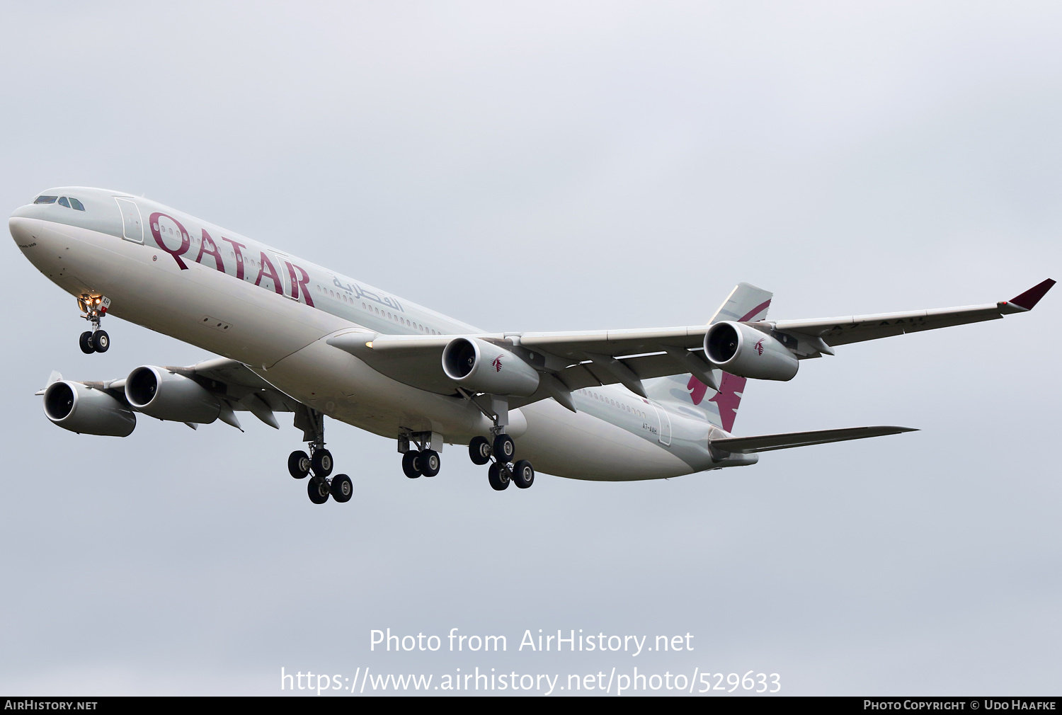 Aircraft Photo of A7-AAH | Airbus A340-313 | Qatar Amiri Flight | AirHistory.net #529633