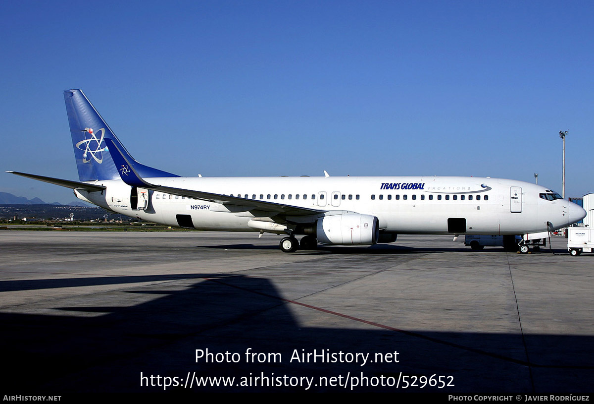 Aircraft Photo of N974RY | Boeing 737-86N | Futura International Airways | AirHistory.net #529652