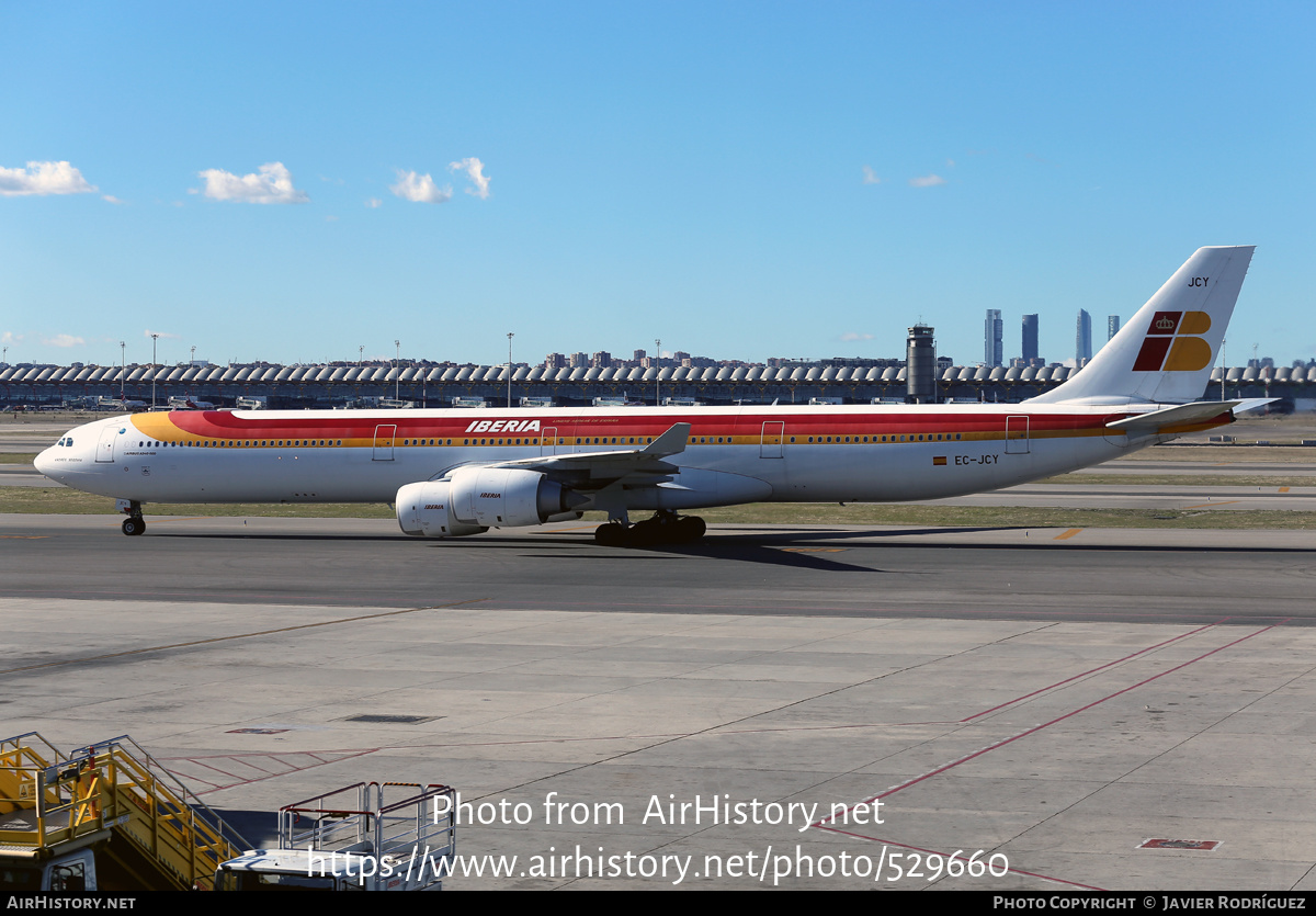 Aircraft Photo of EC-JCY | Airbus A340-642 | Iberia | AirHistory.net #529660