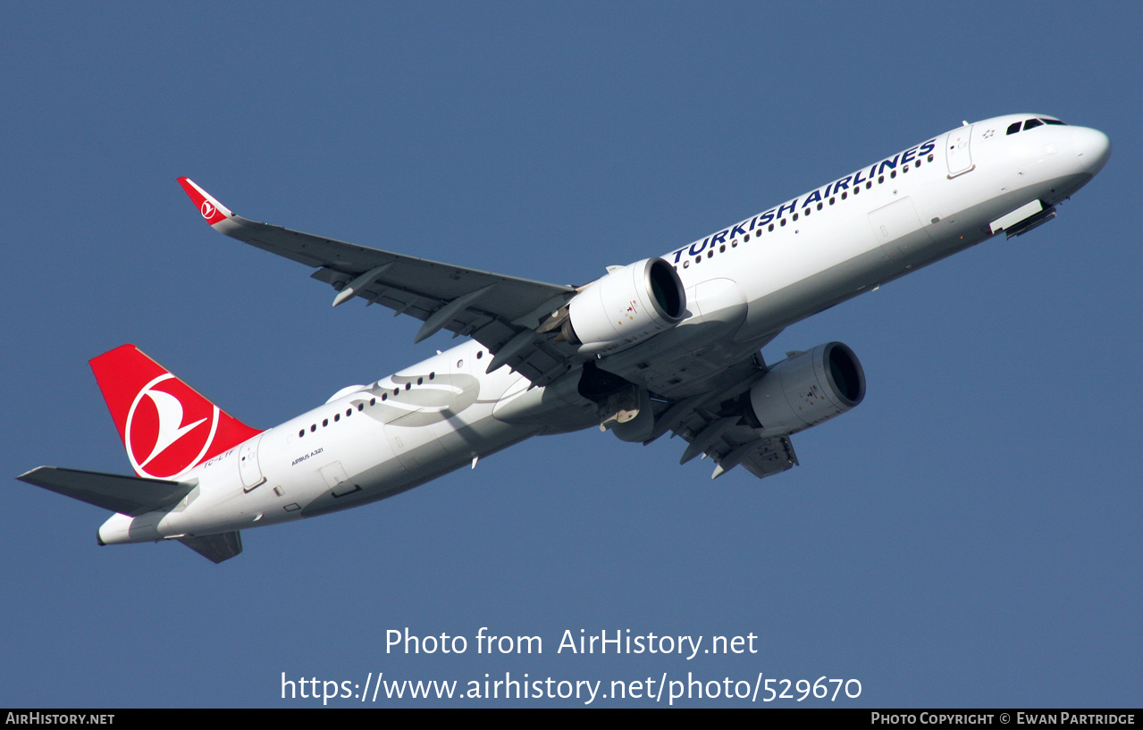 Aircraft Photo of TC-LTF | Airbus A321-271NX | Turkish Airlines | AirHistory.net #529670