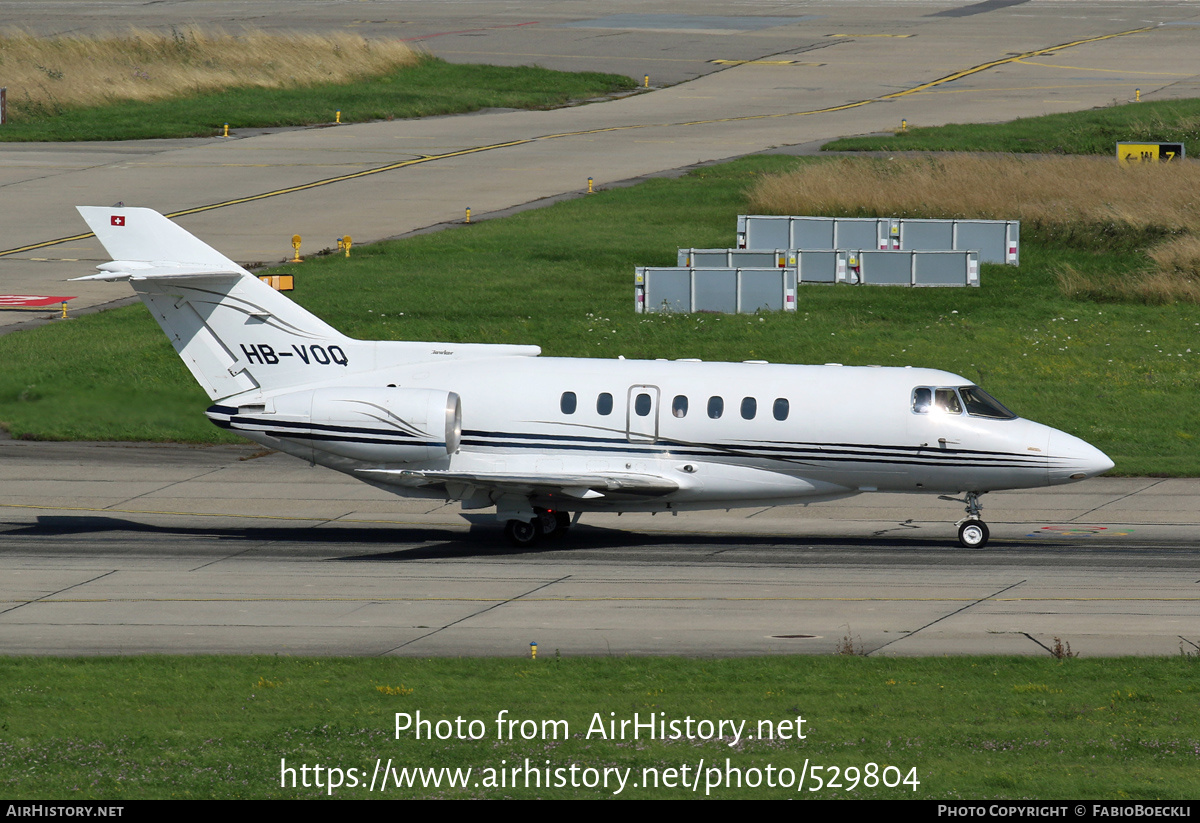 Aircraft Photo of HB-VOQ | British Aerospace BAe-125-1000A | AirHistory ...