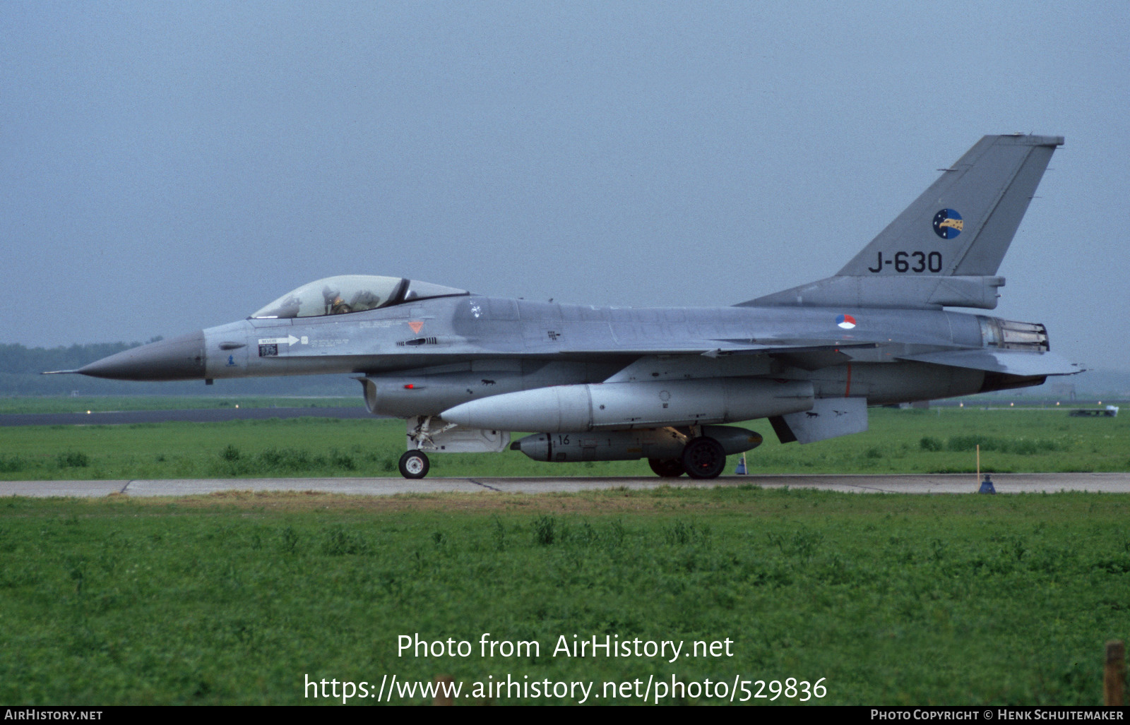 Aircraft Photo of J-630 | General Dynamics F-16A(R) Fighting Falcon | Netherlands - Air Force | AirHistory.net #529836