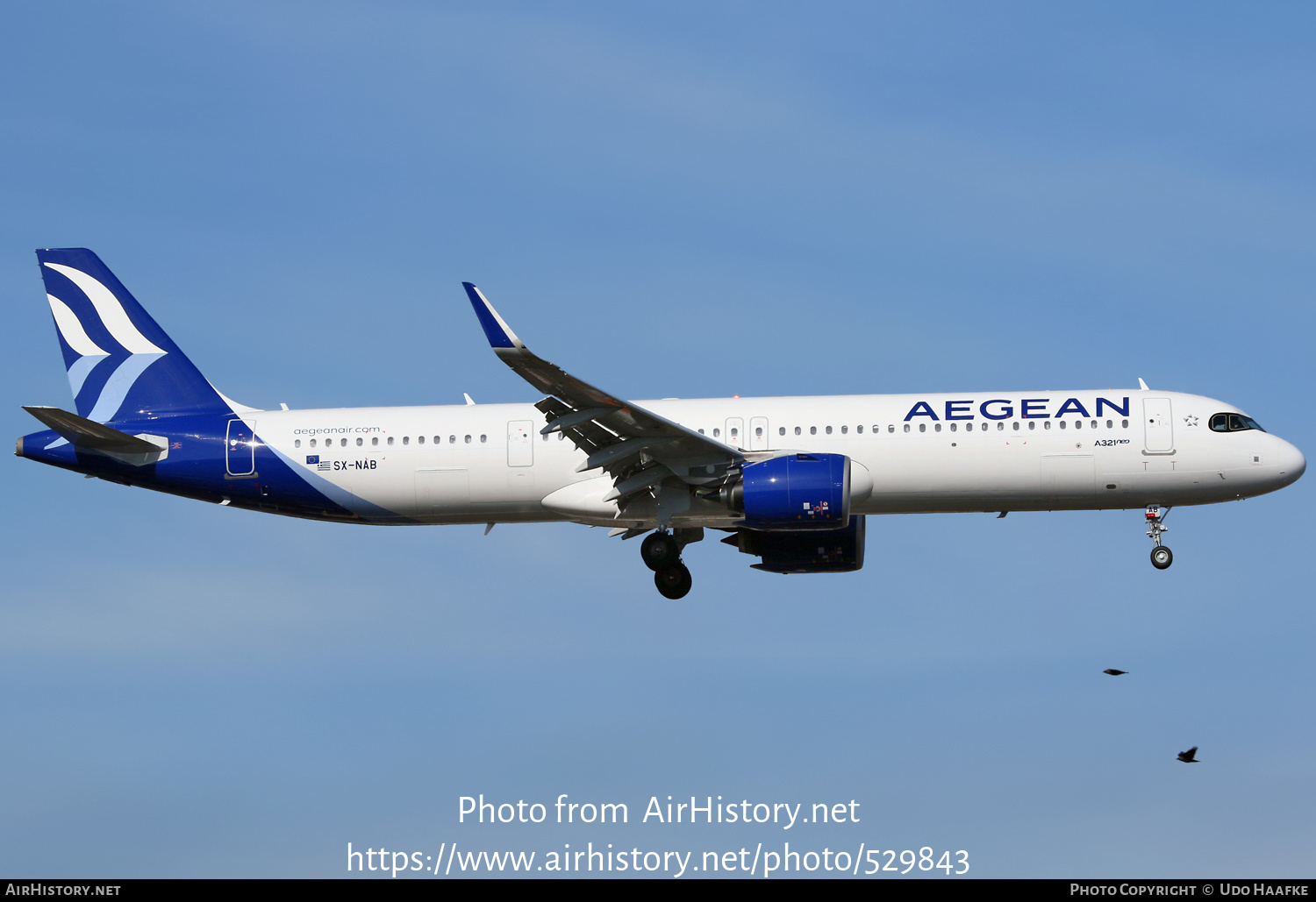 Aircraft Photo of SX-NAB | Airbus A321-271NX | Aegean Airlines | AirHistory.net #529843