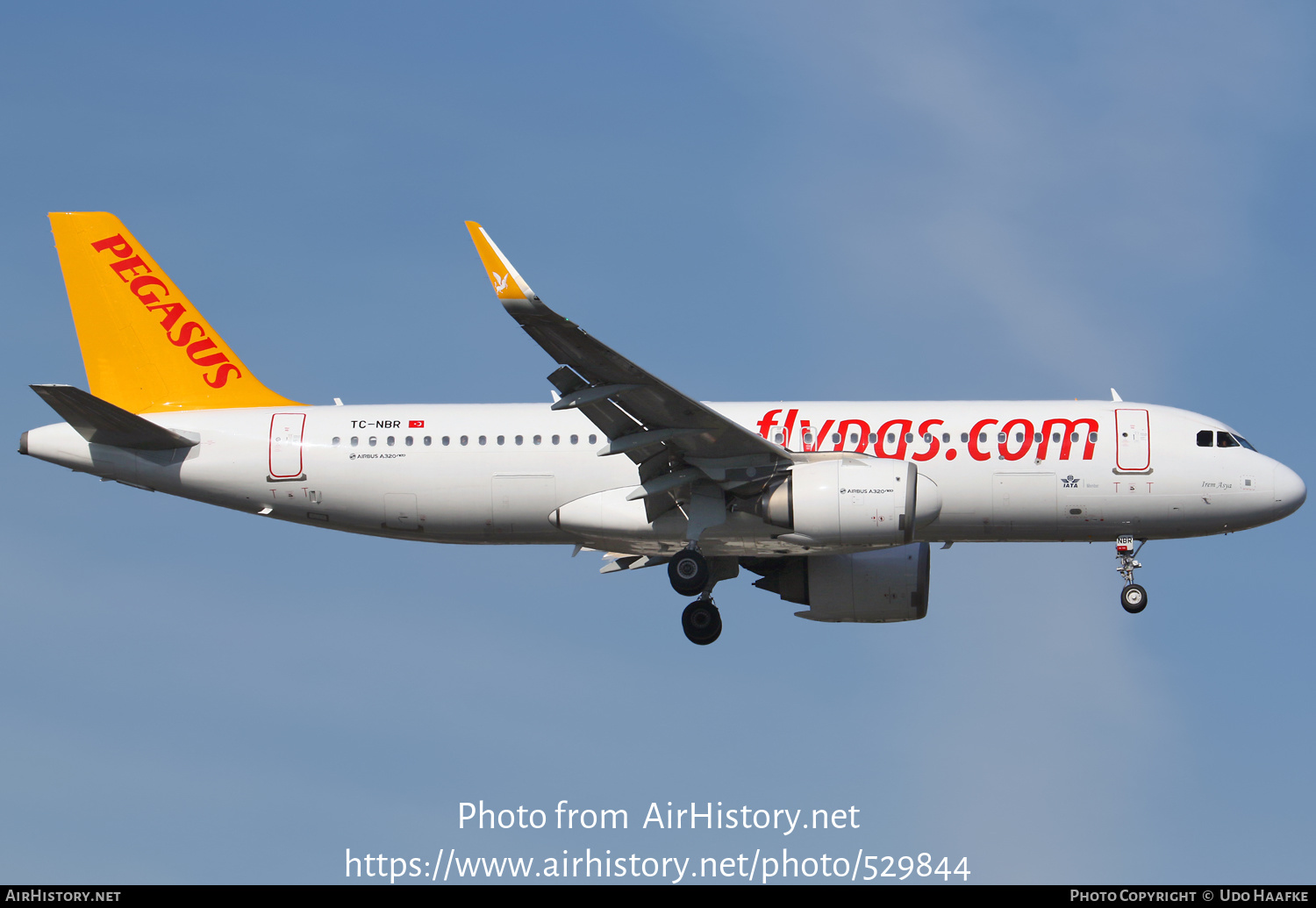 Aircraft Photo of TC-NBR | Airbus A320-251N | Pegasus Airlines | AirHistory.net #529844