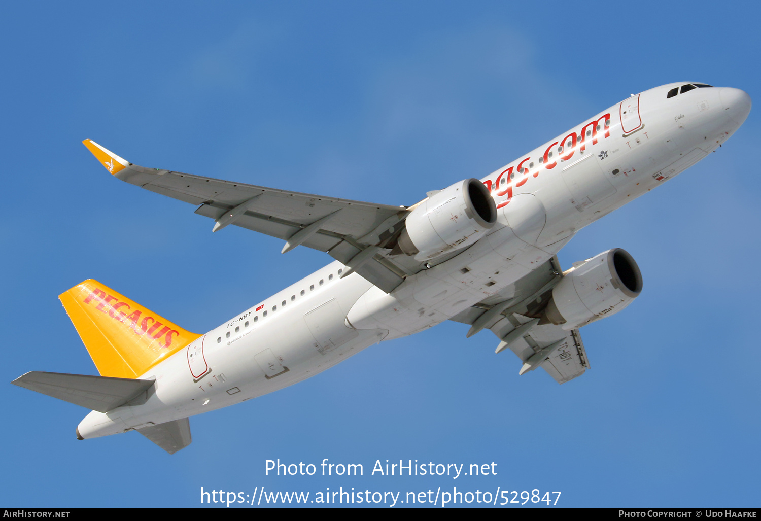 Aircraft Photo of TC-NBY | Airbus A320-251N | Pegasus Airlines | AirHistory.net #529847