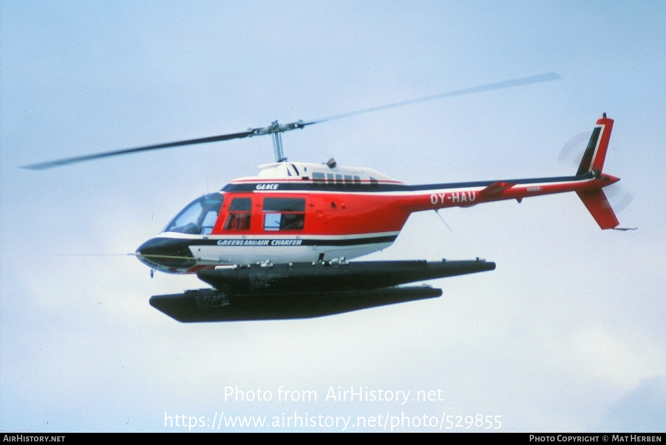 Aircraft Photo of OY-HAU | Bell 206B-2 JetRanger II | Greenlandair Charter | AirHistory.net #529855