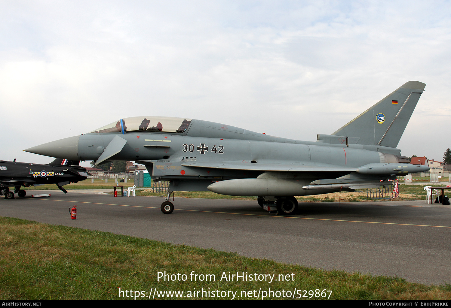 Aircraft Photo of 3042 | Eurofighter EF-2000 Typhoon T | Germany - Air Force | AirHistory.net #529867