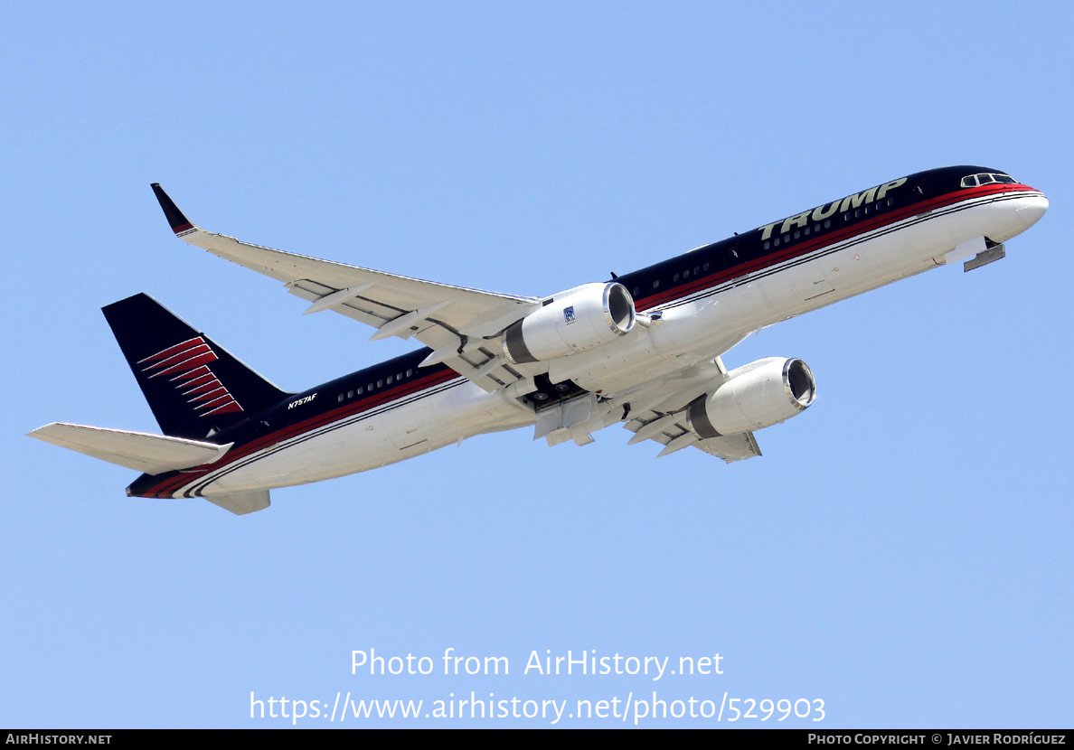 Aircraft Photo of N757AF | Boeing 757-2J4 | Trump | AirHistory.net #529903