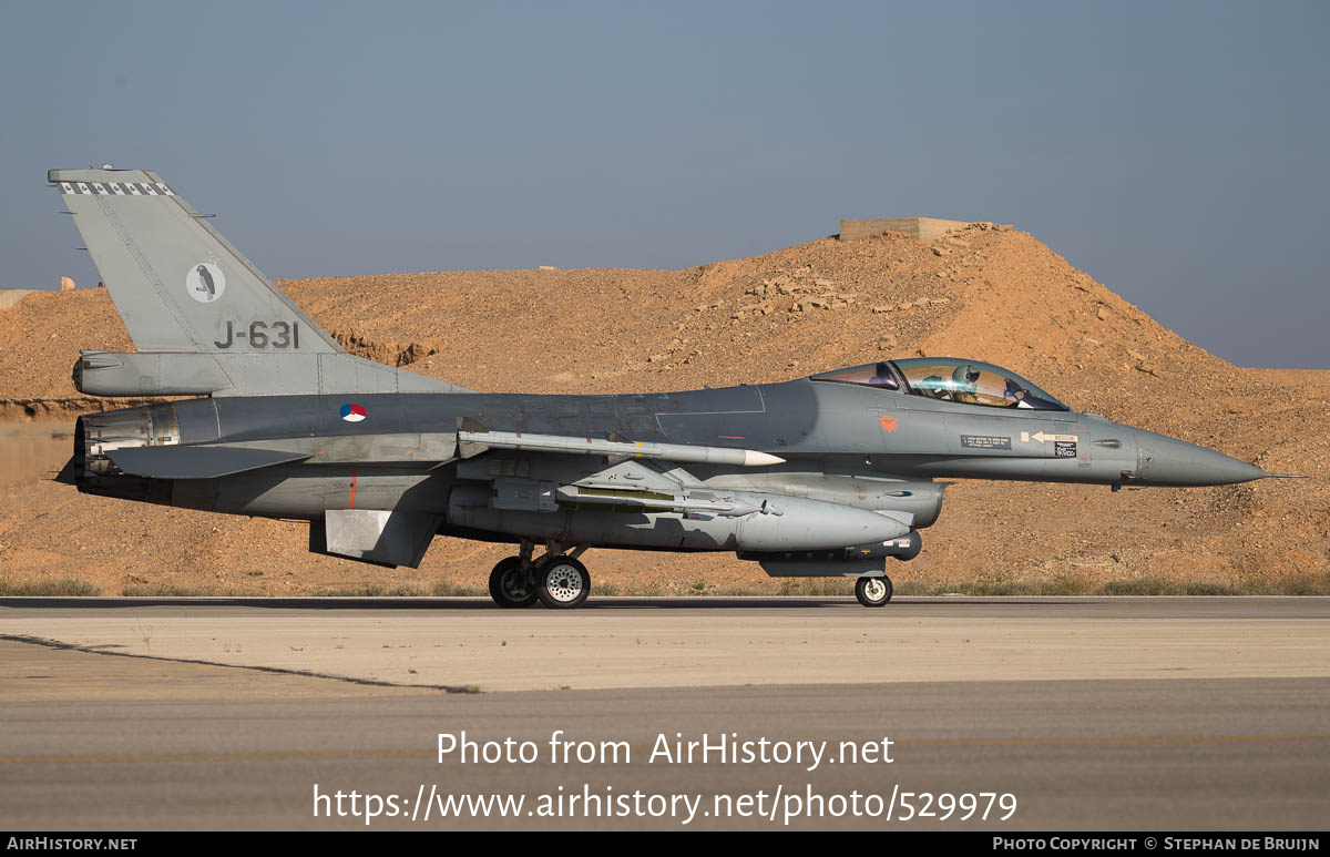 Aircraft Photo of J-631 | General Dynamics F-16AM Fighting Falcon | Netherlands - Air Force | AirHistory.net #529979