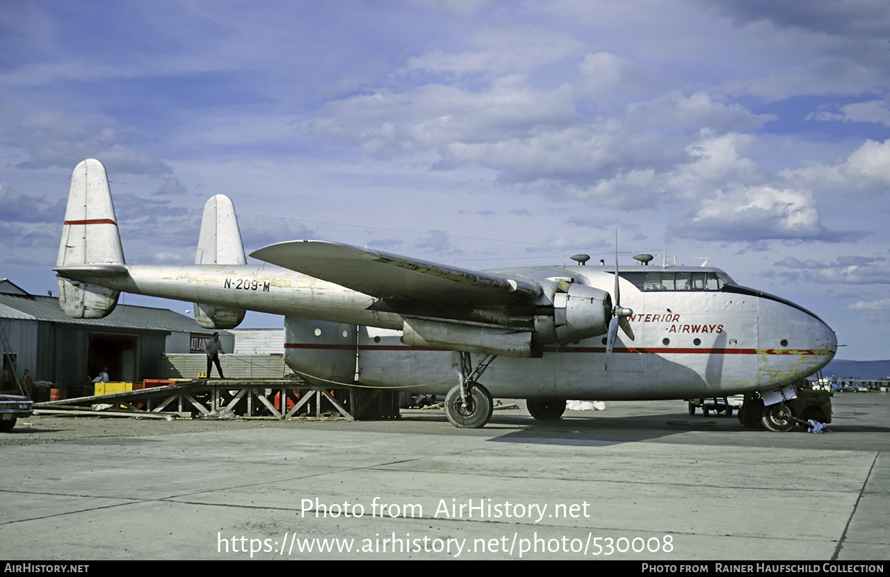 Aircraft Photo of N209M | Fairchild C-82A Packet | Interior Airways | AirHistory.net #530008