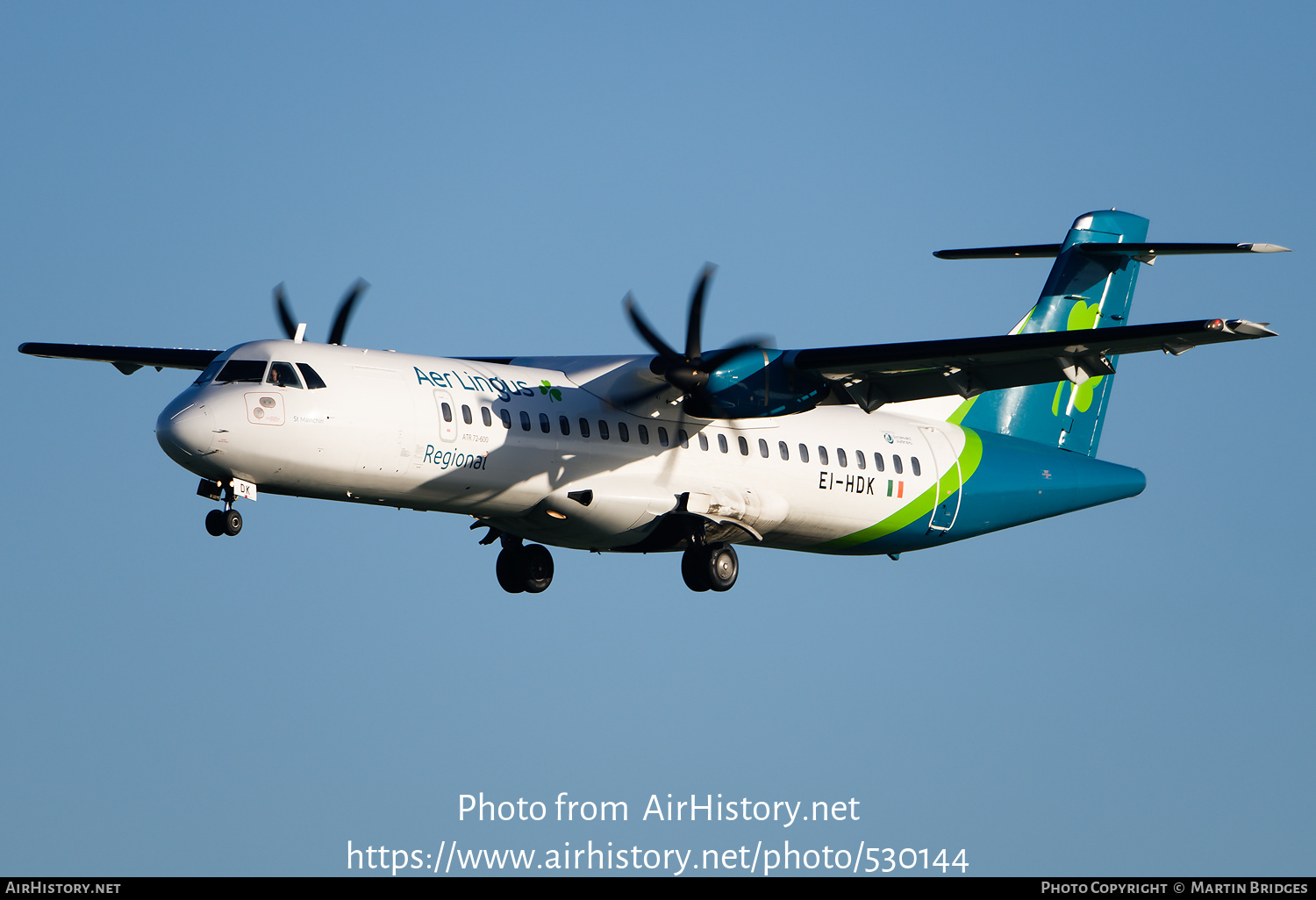 Aircraft Photo of EI-HDK | ATR ATR-72-600 (ATR-72-212A) | Aer Lingus Regional | AirHistory.net #530144