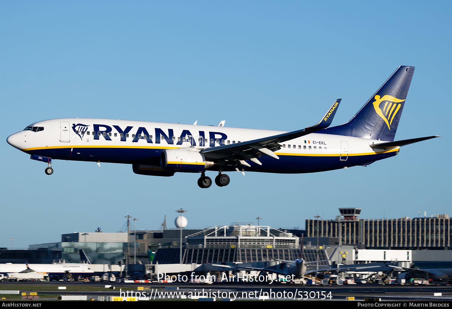 Aircraft Photo of EI-EKL | Boeing 737-8AS | Ryanair | AirHistory.net #530154