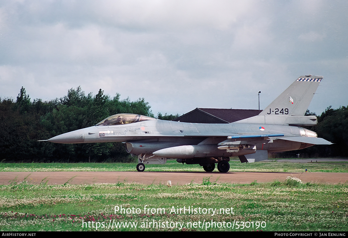 Aircraft Photo of J-249 | General Dynamics F-16A Fighting Falcon | Netherlands - Air Force | AirHistory.net #530190