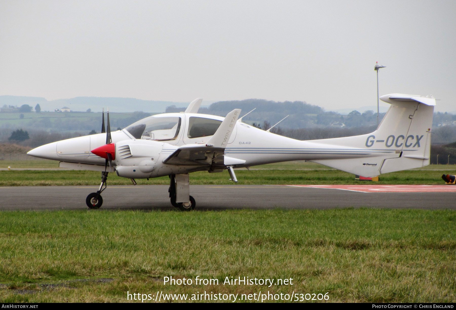 Aircraft Photo of G-OCCX | Diamond DA42 Twin Star | AirHistory.net #530206