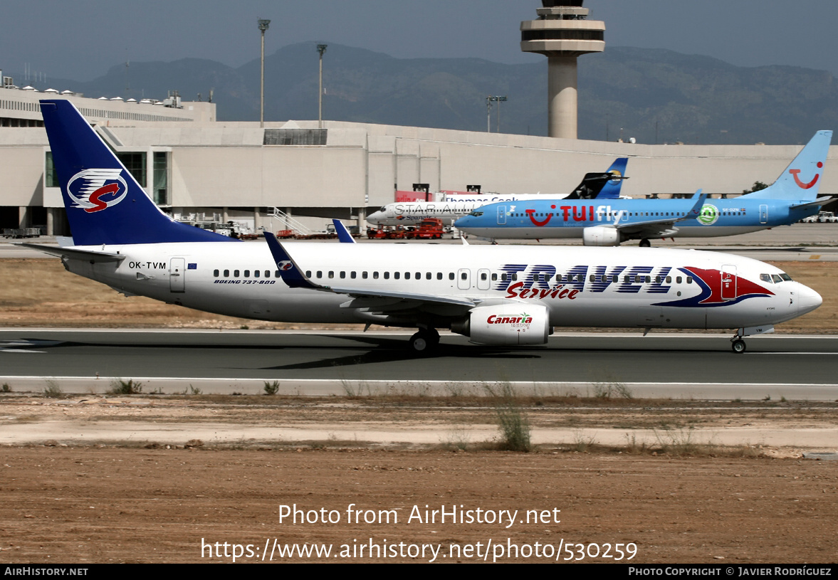 Aircraft Photo of OK-TVM | Boeing 737-8FN | Travel Service | AirHistory.net #530259