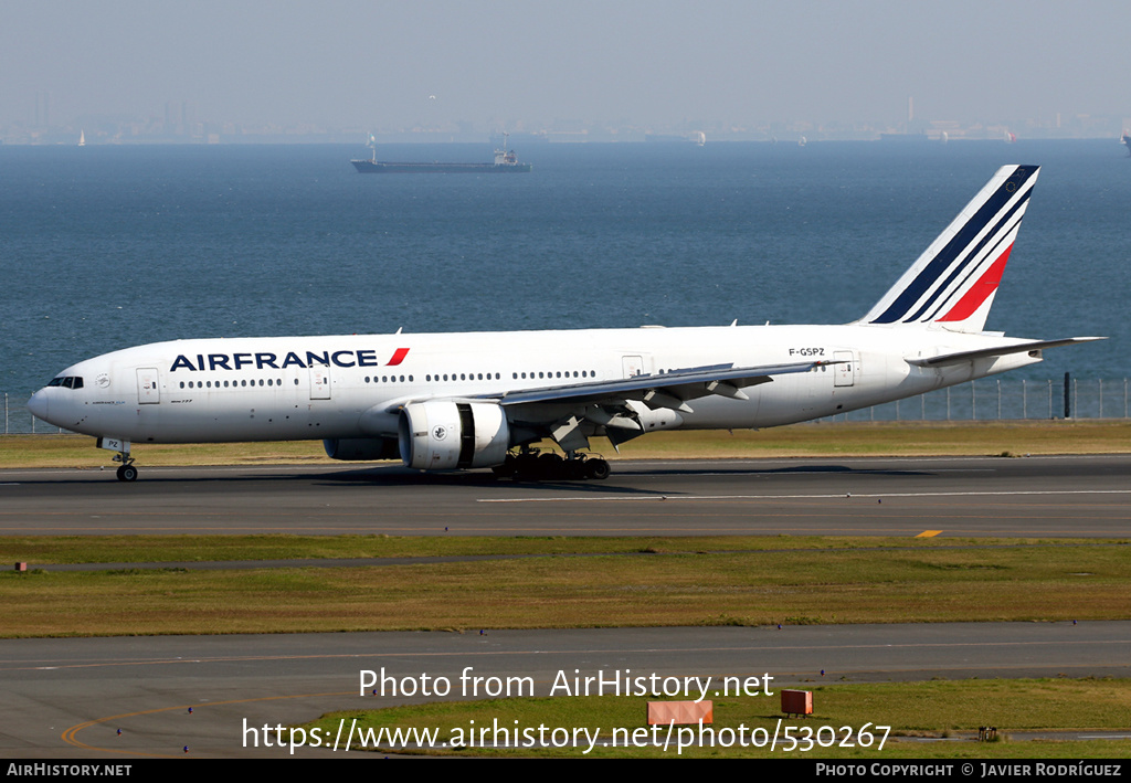 Aircraft Photo of F-GSPZ | Boeing 777-228/ER | Air France | AirHistory.net #530267