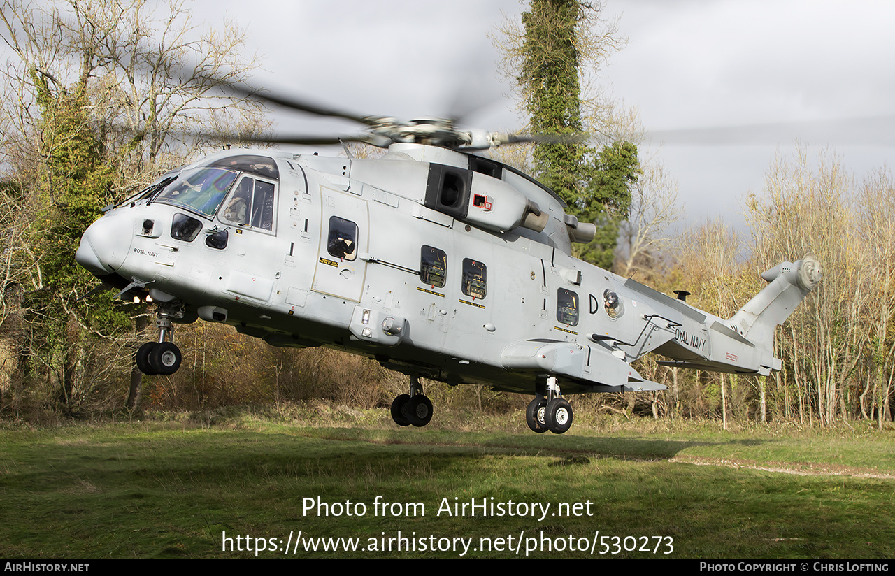 Aircraft Photo of ZJ120 | EHI EH101-411 Merlin HC4 | UK - Navy | AirHistory.net #530273