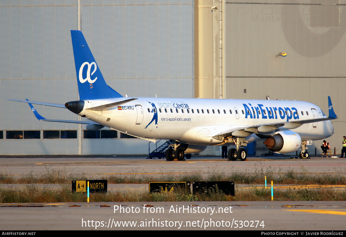 Aircraft Photo of EC-KRJ | Embraer 195LR (ERJ-190-200LR) | Air Europa | AirHistory.net #530274