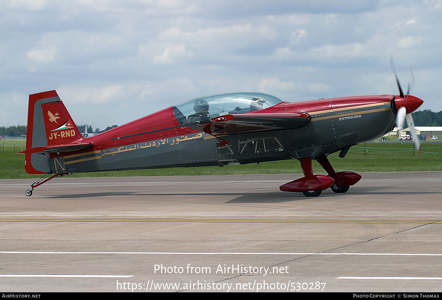 Aircraft Photo of JY-RND | Extra EA-300 | Royal Jordanian Falcons | AirHistory.net #530287