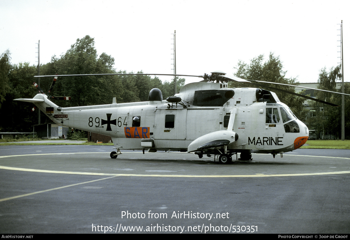 Aircraft Photo of 8964 | Westland WS-61 Sea King Mk41 | Germany - Navy | AirHistory.net #530351