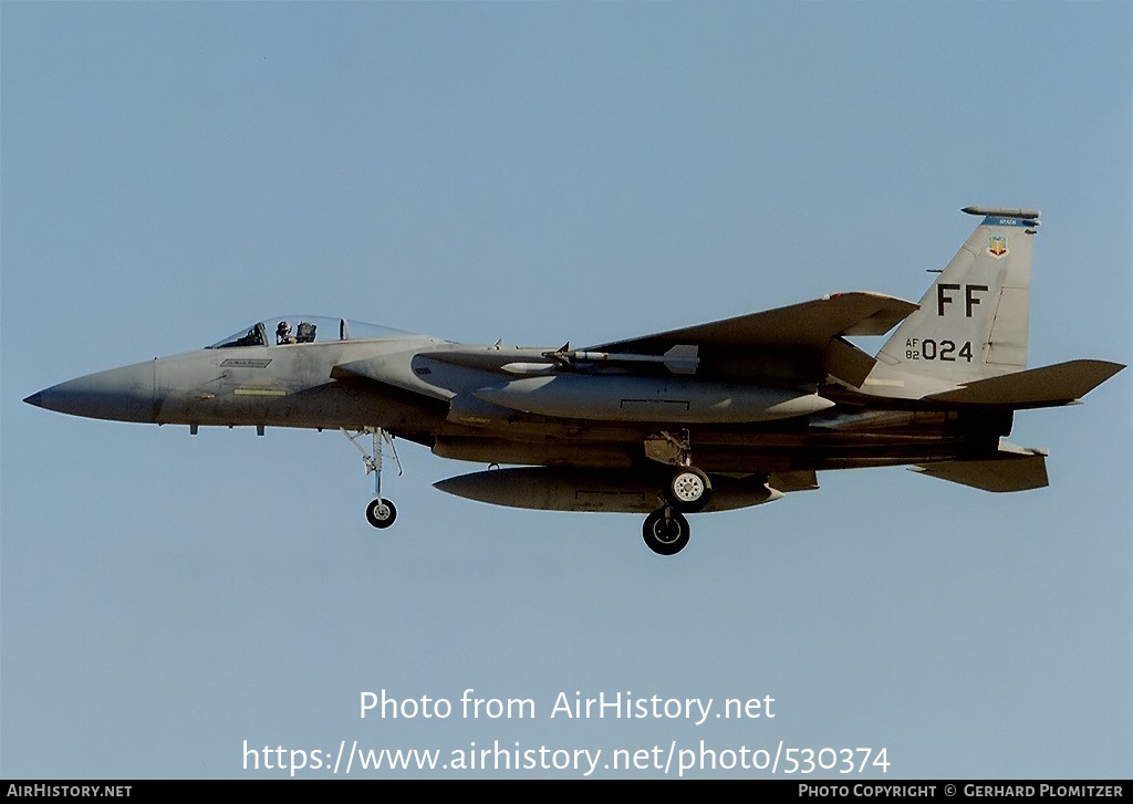 Aircraft Photo of 82-0024 | McDonnell Douglas F-15C Eagle | USA - Air Force | AirHistory.net #530374