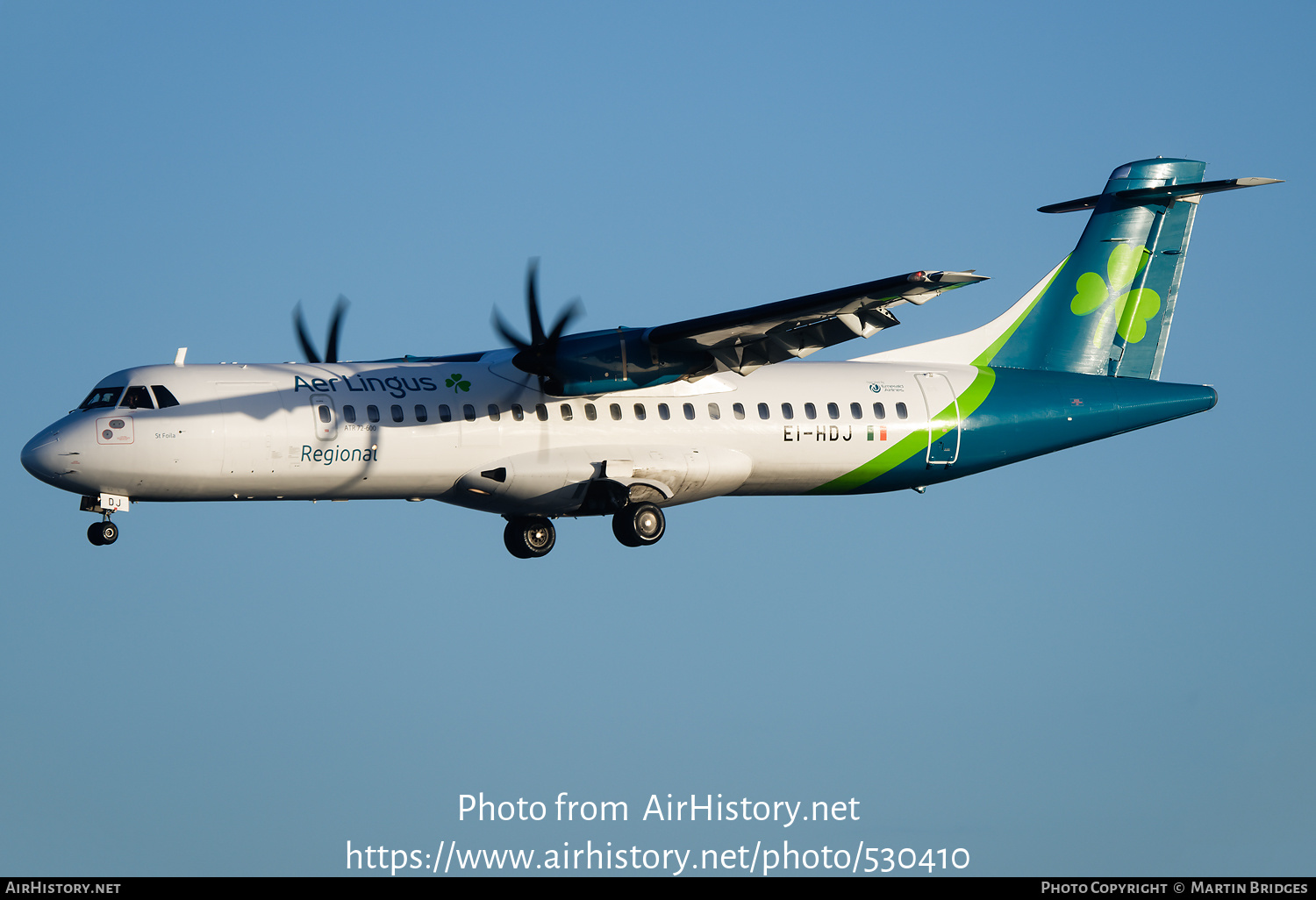 Aircraft Photo of EI-HDJ | ATR ATR-72-600 (ATR-72-212A) | Aer Lingus Regional | AirHistory.net #530410