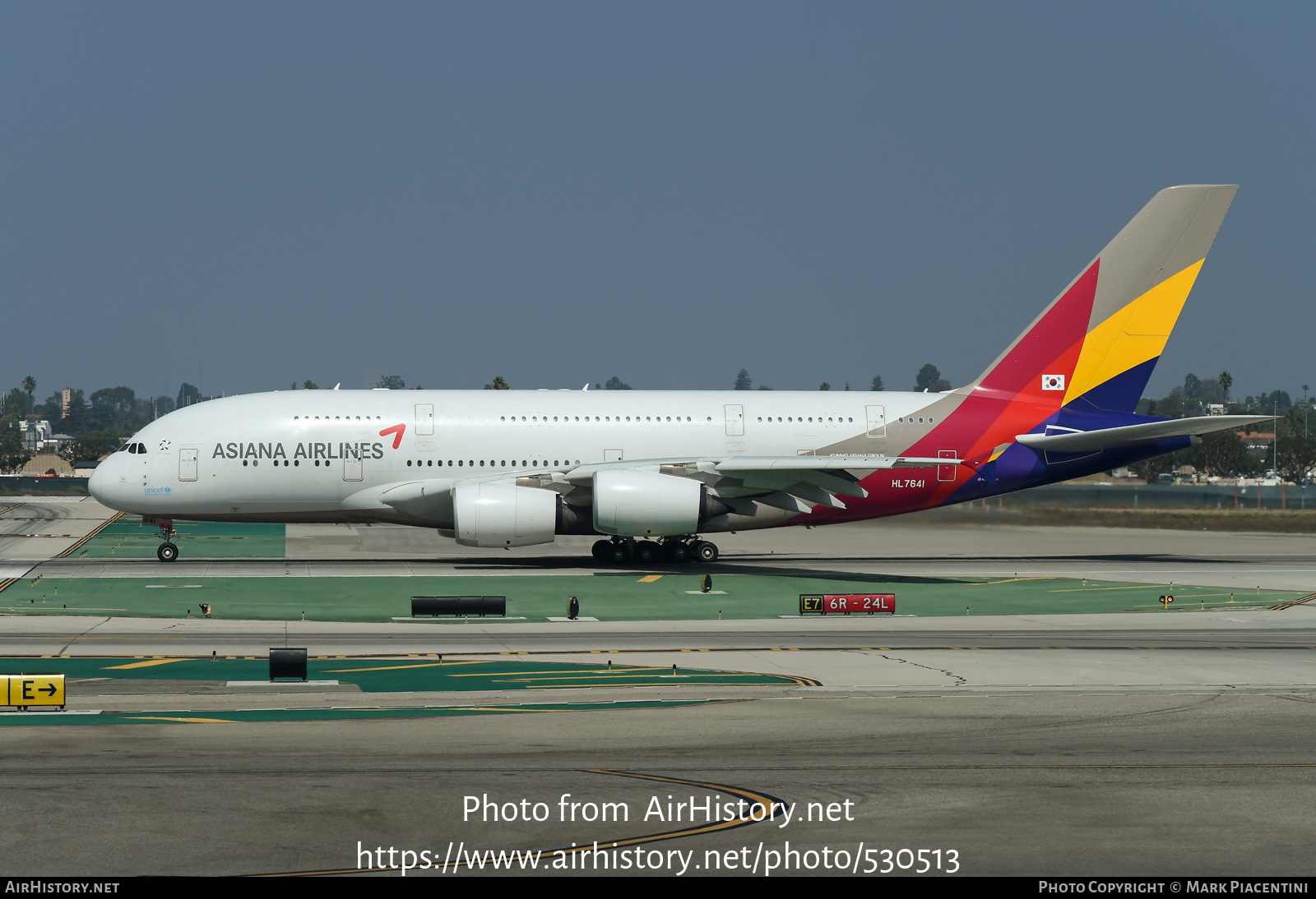 Aircraft Photo of HL7641 | Airbus A380-841 | Asiana Airlines | AirHistory.net #530513