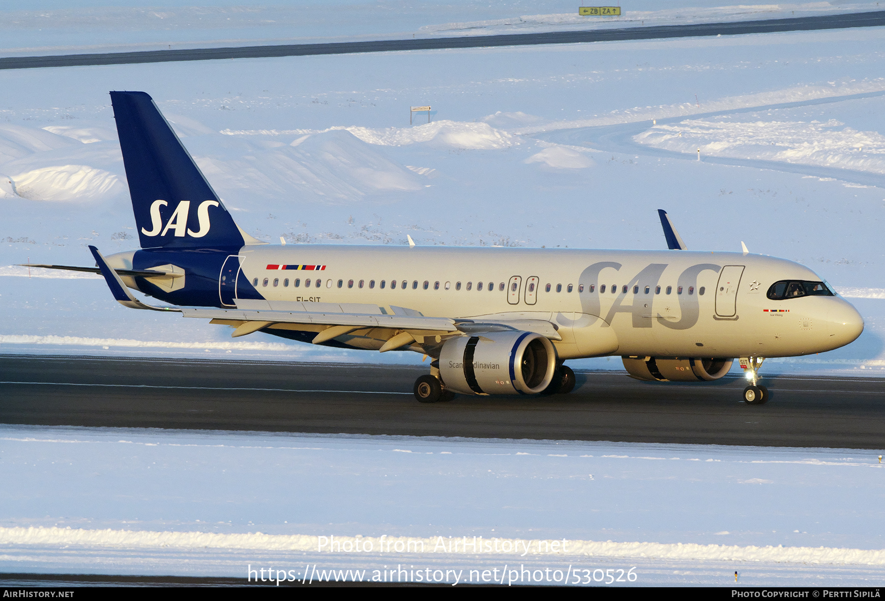 Aircraft Photo of EI-SIT | Airbus A320-251N | Scandinavian Airlines - SAS | AirHistory.net #530526