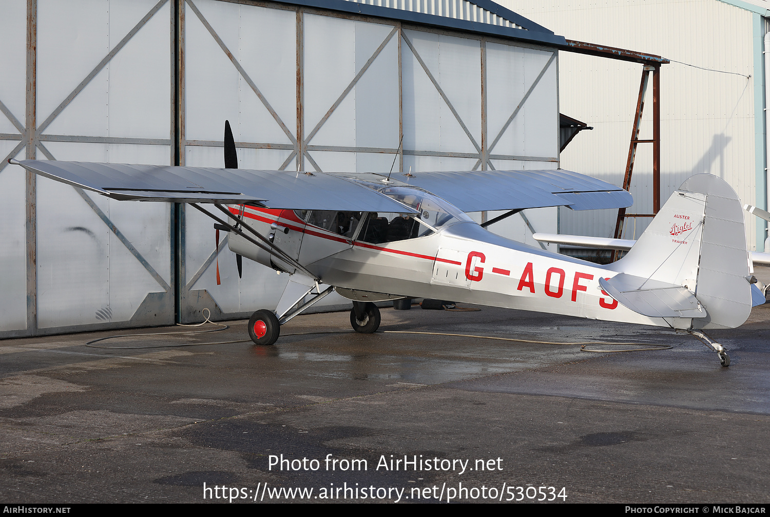 Aircraft Photo of G-AOFS | Auster J-5L Aiglet Trainer | AirHistory.net #530534