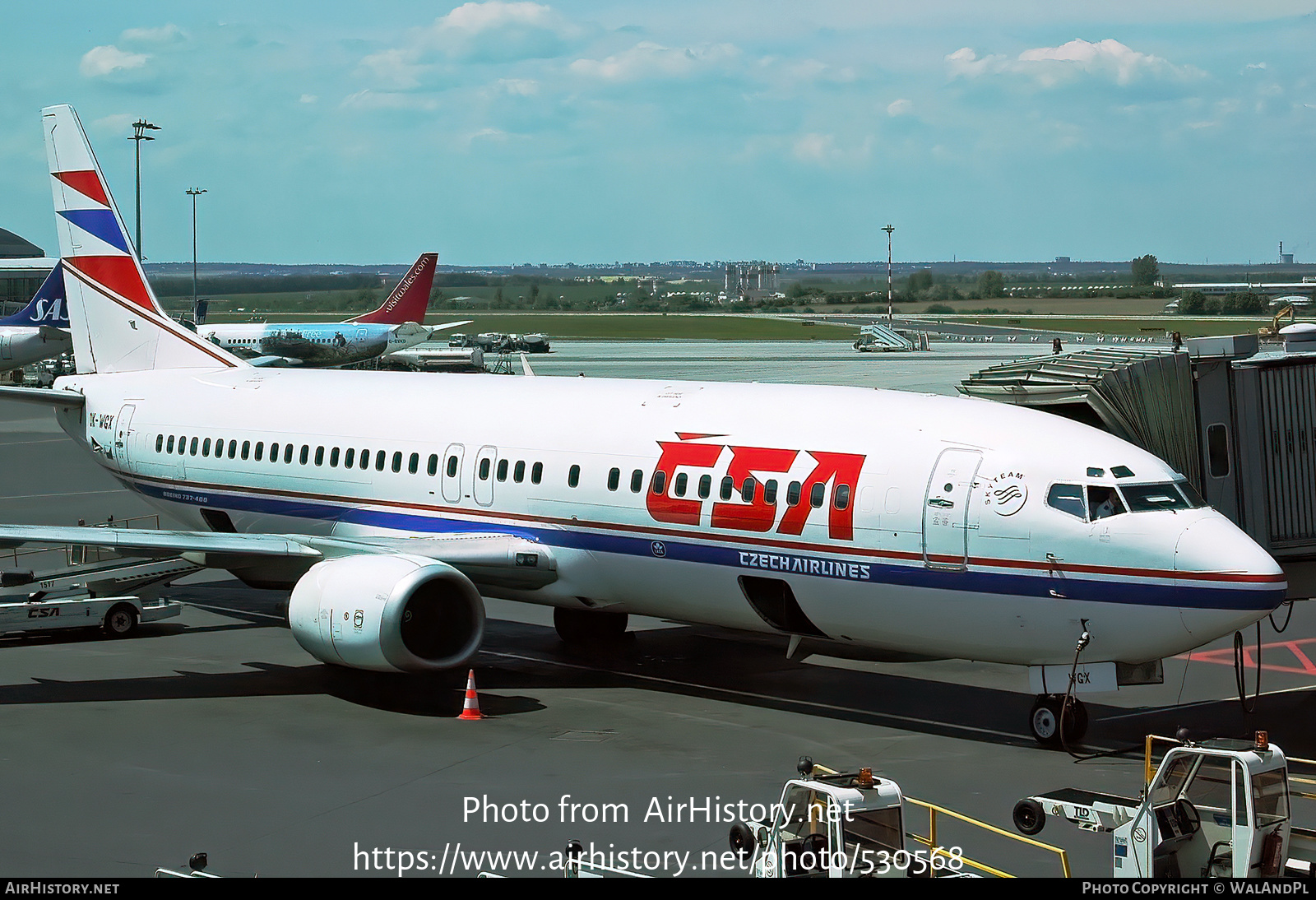 Aircraft Photo of OK-WGX | Boeing 737-436 | ČSA - Czech Airlines | AirHistory.net #530568