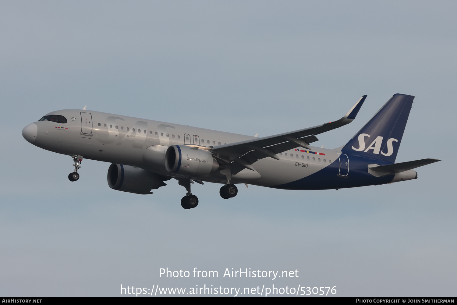 Aircraft Photo of EI-SIO | Airbus A320-251N | Scandinavian Airlines - SAS | AirHistory.net #530576